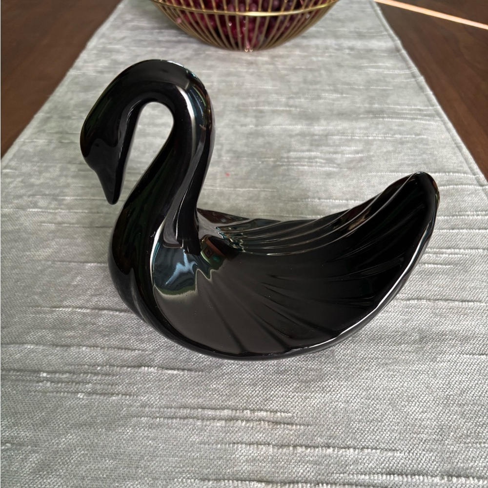 Ceramic swan
